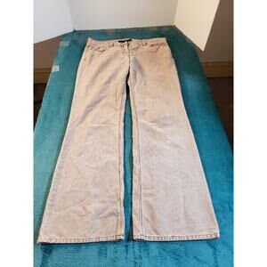 French Connection Jeans Sz 10 Womens Beige Stretch Pants Corduroy Flared